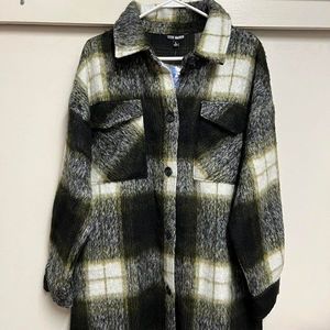 Steve Madden Chloe Shacket in Olive Night